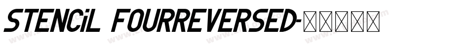 Stencil FourReversed字体转换